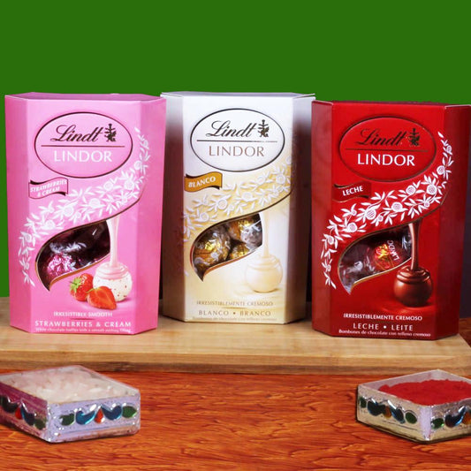Bhai Dooj Special Three Lindor Chocolate