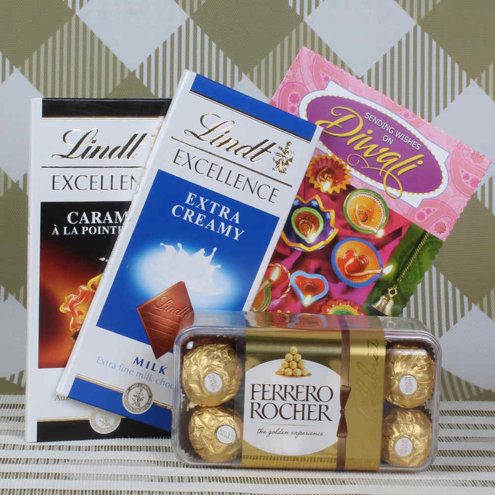 Lindt and Rocher Diwali Hamper