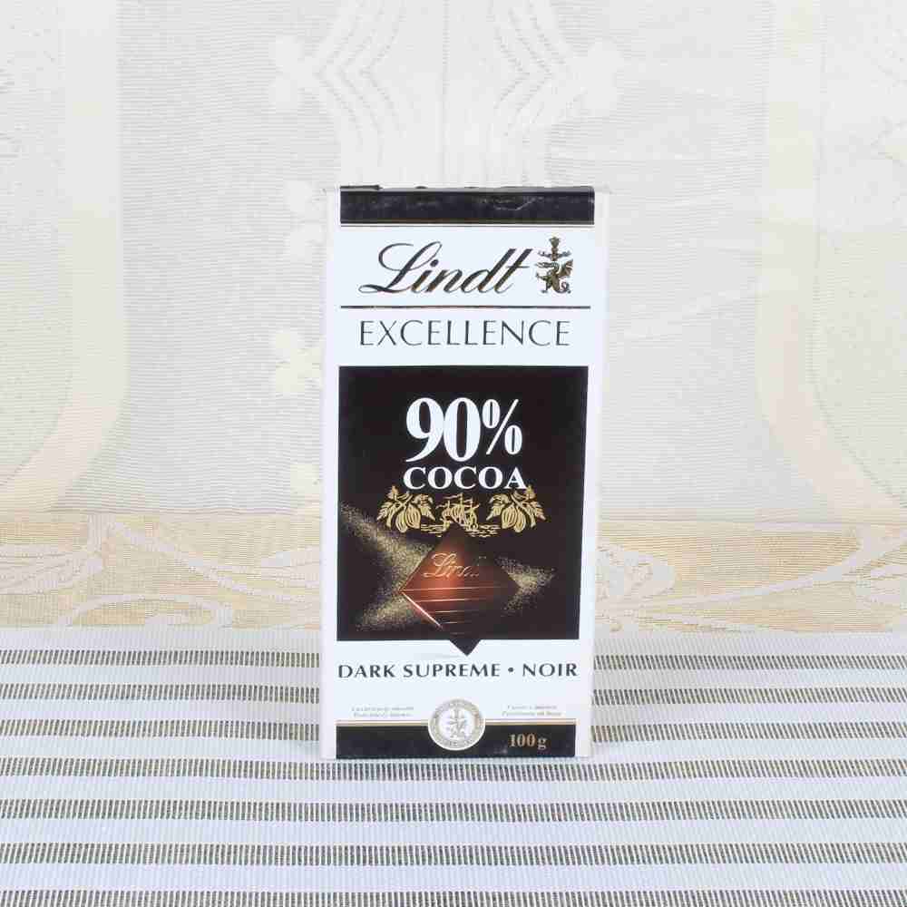 90% Cocoa Flavour Lindt Excellence Chocolate Bar