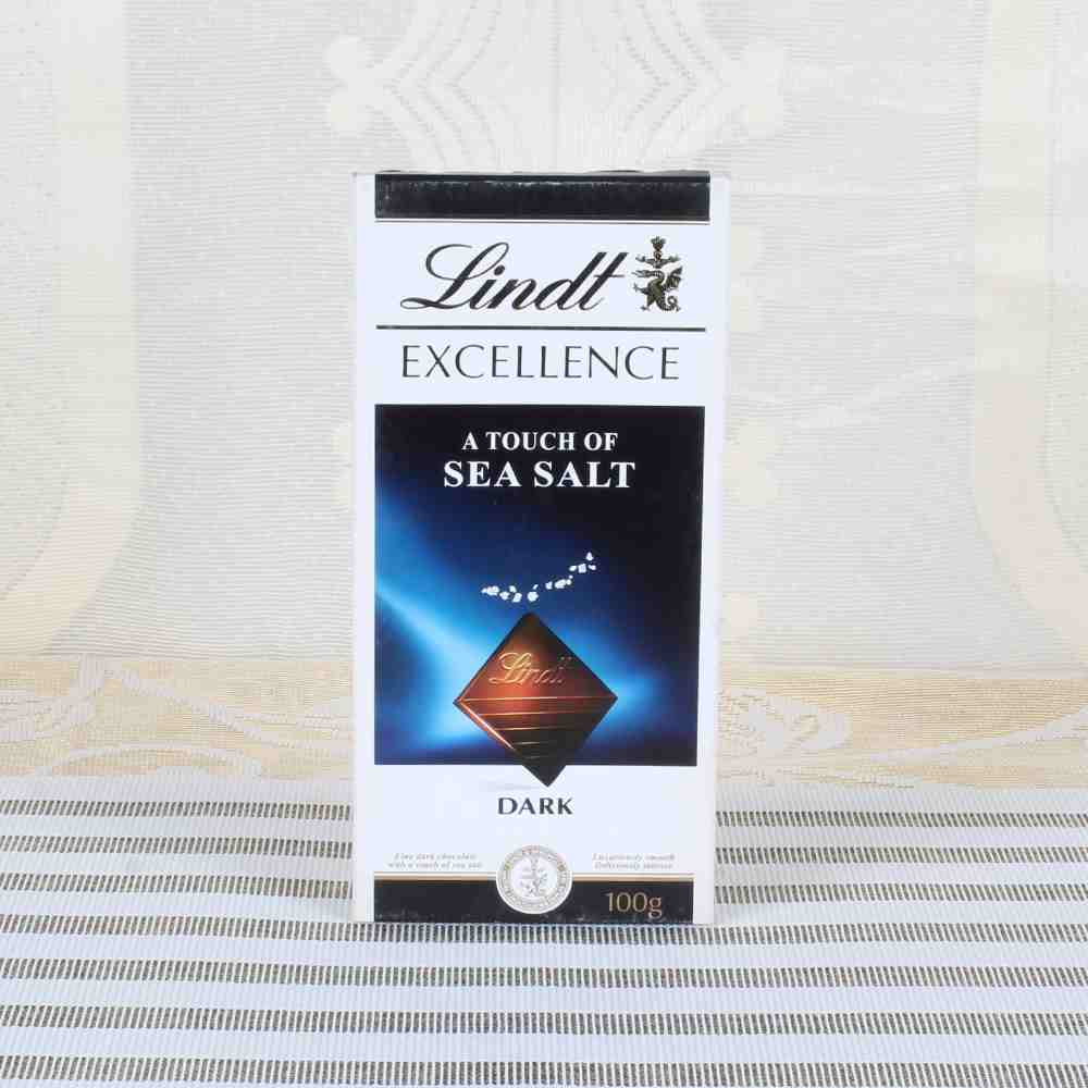 Lindt Excellence Dark Sea Salt Chocolate Bar