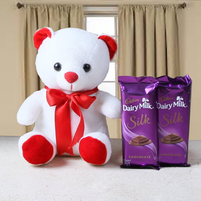 Dairy Milk Chocolate and Teddy Bear Combo