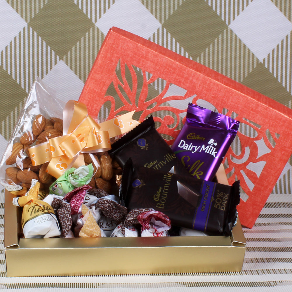Box of Cadbury Chocolates and Almonds