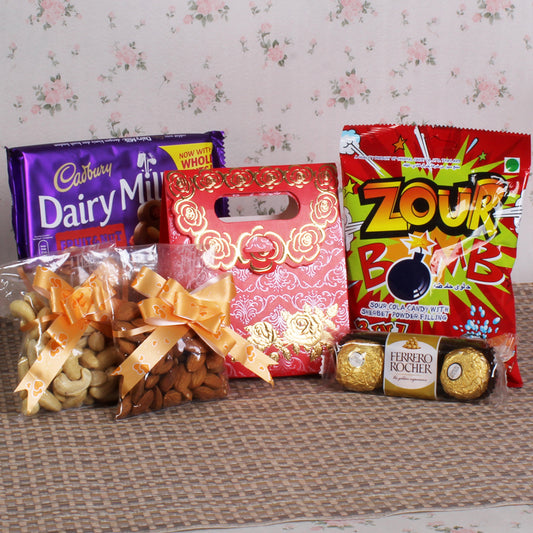 Imported Chocolates and Dryfruits Hamper