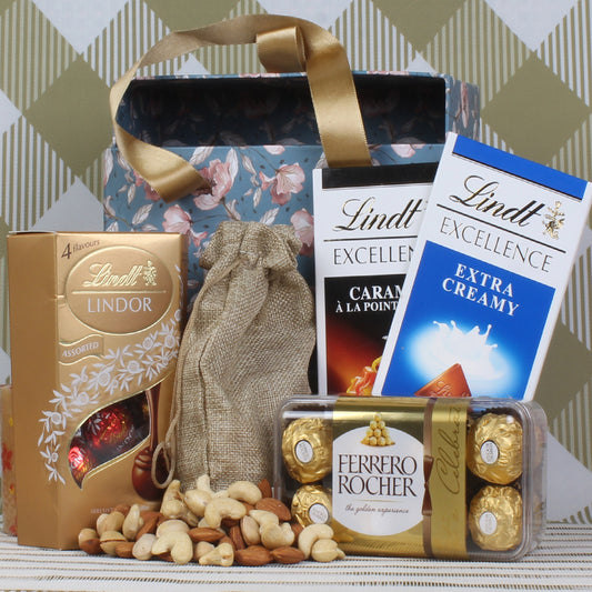 Luxury Treat Imported Chocolates with Dry fruit