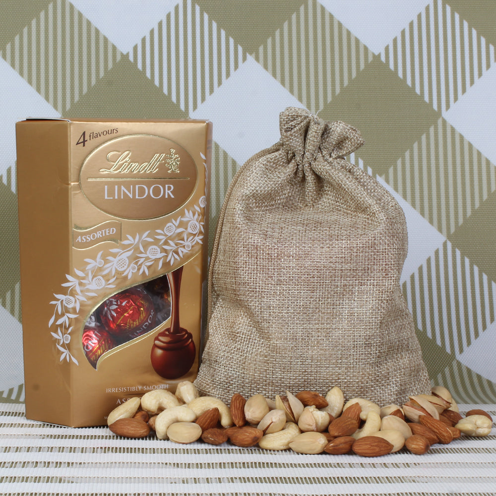 Dryfruit and Assorted Lindt Lindor Box