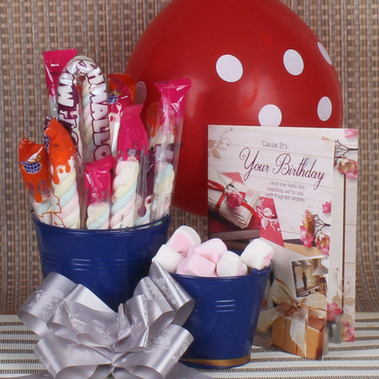 Birthday Buckets of Marshmallow