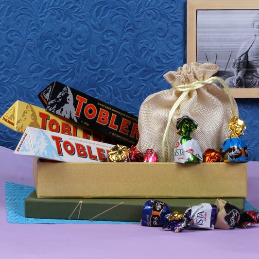 Toblerone Chocolate and Mix Truffle Chocolates Gift