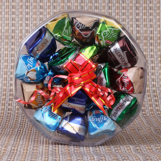 Appetizing Truffle Chocolate in a Box