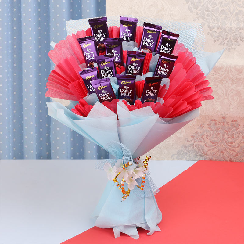 Designer Dairy Milk Chocolate Bouquet