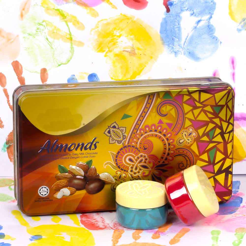 Herbal Holi Colors and Chocolates