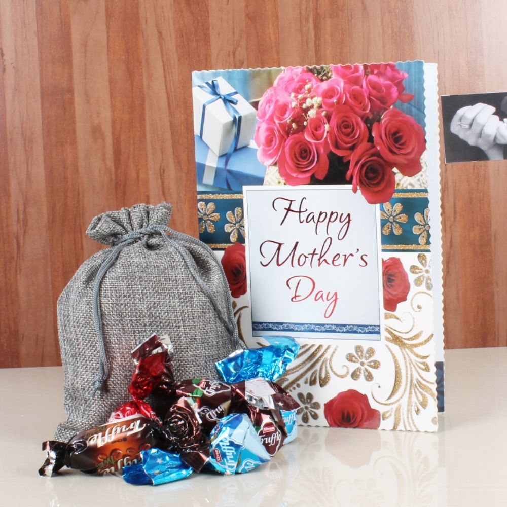 Chocolate and Card for Moms Day
