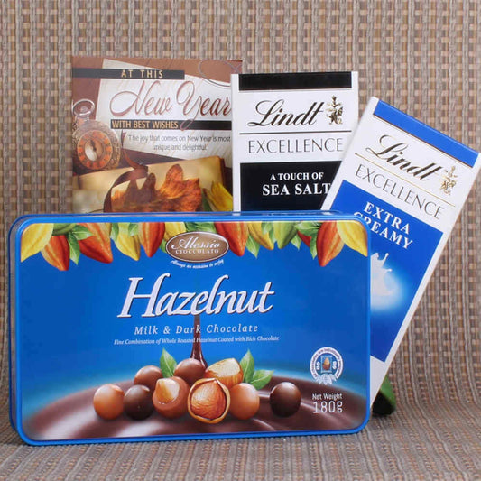New Year Special Imported Lindt and Hazelnut Chocolates