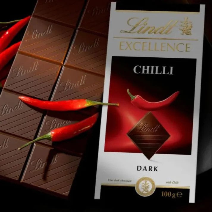 Lindt Excellence Chilli Dark Chocolate Bar – Chocolate Delivery Online